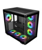 iShopping - Cooler Master Elite 600 Mid-Tower PC Case 4x ARGB Fans Black