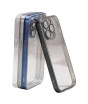 iShopping - Joyroom Plated Tpu Clear Case With Lens Protector For iPhone 15 Pro Max (JR-15Q4)