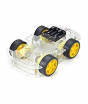 iShopping - Kharedloustad 4-Wheel Drive Acrylic Robot Chassis Kit