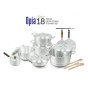 iShopping - Klassic Metal Finish Cookware Gift Set - 18 Pieces