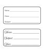 iShopping - Afreeto School Name Label Stickers - 20 Pcs