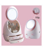 iShopping - LED Light Mirror Makeup Cosmetic Organizer