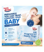 iShopping - Letsshop 200 Fragranced Nappy Bags With Tie Handles