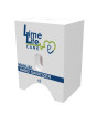 iShopping - Limelite Care Wall Mount Manual Sanitizer Dispenser With Cover Box