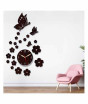 iShopping - LookNBuy Flying Butterflies 3D Wooden Wall Clock (0017)