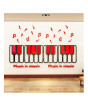 iShopping - LookNBuy Piano With Sound Waves Wall Art (0031)