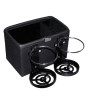 iShopping - M-Mart Car Armrest Storage Holder Tissue Box - Black
