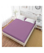 iShopping - Maguari Luxury Cotton Fitted King Bed Sheet Purple (0394)