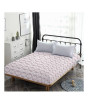 iShopping - Maguari Cotton Fitted Double Bed Sheet Pink (0419)