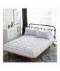 iShopping - Maguari Cotton Fitted King Bed Sheet Grey (0423)