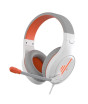 iShopping - Meetion Backlit Gaming Headset With Mic White/Orange (HP021)