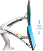 iShopping - NB North Bayou Heavy Duty Dual LED Gas Spring Arm Desktop Mount (NB-F195A)