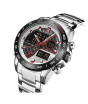 iShopping - NaviForce Dual Time Men's Watch Silver (NF-9171-2)