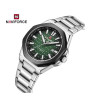 iShopping - Naviforce Signature Textured Watch For Men Silver (NF-9258-8)