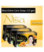 iShopping - Nisa Extra Care Beauty Soap Black 115gm (Pack of 3)