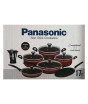 iShopping - Non Stick Cookware Set Maroon - 17 Pcs (0049)