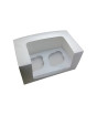iShopping - Packaging One 2 Cupcakes Box Inner Cavity (Pack Of 5)