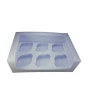 iShopping - Packaging One 6 Cupcakes Box Inner Cavity (Pack Of 5)