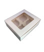 iShopping - Packzypk Cupcake Box For 4 White (Pack of 20)