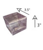 iShopping - Packzypk Transparent Cupcake Box 3.5x3.5x2.5 (Pack Of 20)