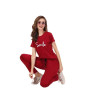 iShopping - RGshop Printed Pajama Set 2 Pcs