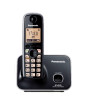 iShopping - Panasonic 2.4GHz Digital Cordless Phone Black (KX-TG3711)