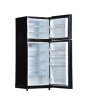 iShopping - PEL Curved Glass Door Freezer-on-Top Refrigerator 14 cu ft (PRCGD-22260)