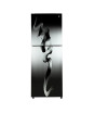 iShopping - PEL Curved Glass Door Freezer-on-Top Refrigerator 12 cu ft (PRCGD-6460)