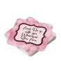 iShopping - ZamZam Pink Pearl Printed Tea Coaster