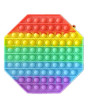 iShopping - Planet X Fidget Big Size Rainbow Octagon Pop Bubble Toy (PX-11059)