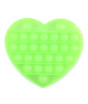 iShopping - Planet X Pop Bubble Fidget Heart Silicone Toy Green (PX-11084)