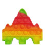 iShopping - Planet X Pop Bubble Fidget Rainbow Rocket Mountain Silicone Toy (PX-11118)