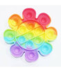 iShopping - Planet X Pop Bubble Fidget Spinner Pop It Rainbow Flower Silicone Toy (PX-11143)