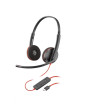 iShopping - Plantronics Blackwire 3220 Corded UC USB-A Headset
