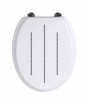 iShopping - Premier Home White Toilet Seat With Diamante (1604096)