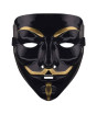 iShopping - Planet X Iconic V For Vendetta Mask Black & Gold (PX-11365)