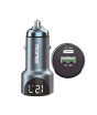 iShopping - Rofee 20W Dual Port Smart and Fast Car Charger Black (RC-201)