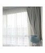 iShopping - Sajid Zaib Panel Curtain Shafoon Grey Pack of 2