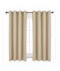 iShopping - Sajid Zaib Velvet Jacquard Curtains 2 Pcs Biege