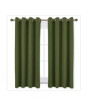 iShopping - Sajid Zaib Velvet Jacquard Curtains 2 Pcs Olive