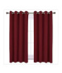 iShopping - Sajid Zaib Velvet Jacquard Curtains 2 Pcs Red