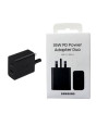 iShopping - Samsung 35W PD 3 Pin Charging Adapter Black