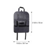 iShopping - Godzilla Car Back Seat Kick Mats Protector Black