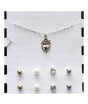 iShopping - Shaz Jewels Pendant Locket with Ear Studs (0004)