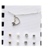 iShopping - Shaz Jewels Pendant Locket with Ear Studs (0006)