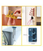 iShopping - Singaar Collection 4 Hook Rotatable Wall Mounted Hook