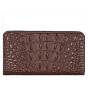 iShopping - Tasmanpk Crocodile Pattern Wallet For Unisex - Brown (1000)