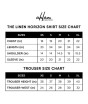 iShopping - Ahlam Monochrome Mosaic Printed Linen kurta Set 2-piece
