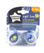 iShopping - Tommee Tippee Night Time Soother 6-18M Pack Of 2 (TT 433374)