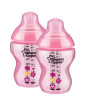iShopping - Tommee Tippee Tinted Baby Feeding Bottle 260ml Pink Pack of 2 (TT-422581)